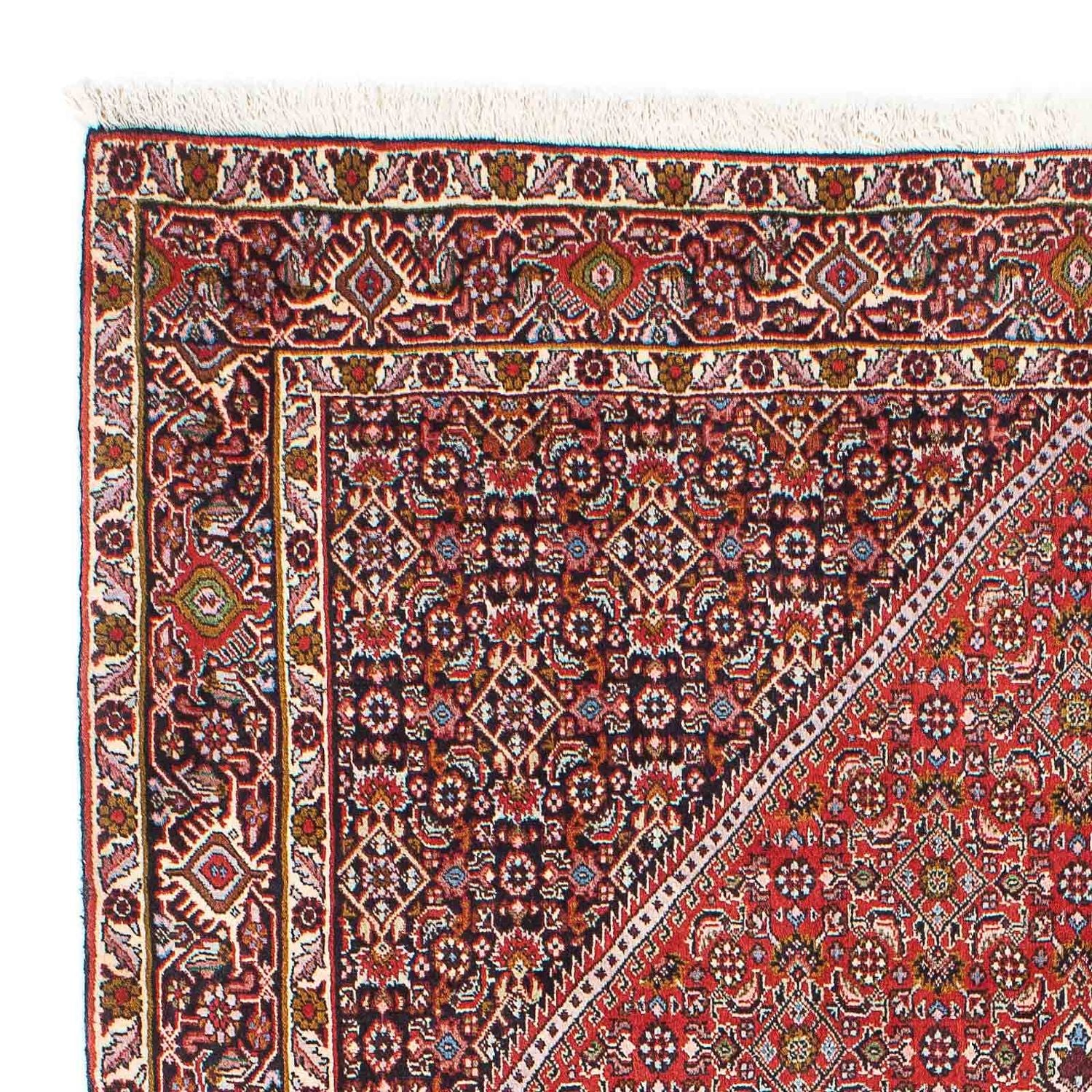 Persisk tæppe - Bijar - 225 x 136 cm - rød