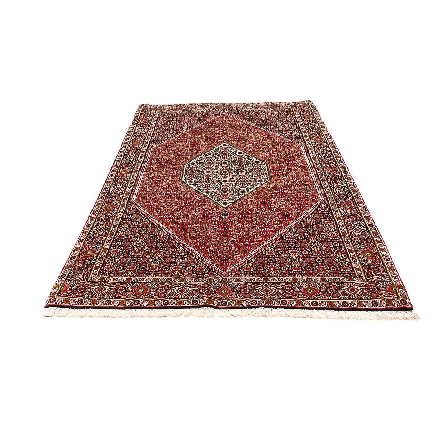 Persisk tæppe - Bijar - 225 x 136 cm - rød