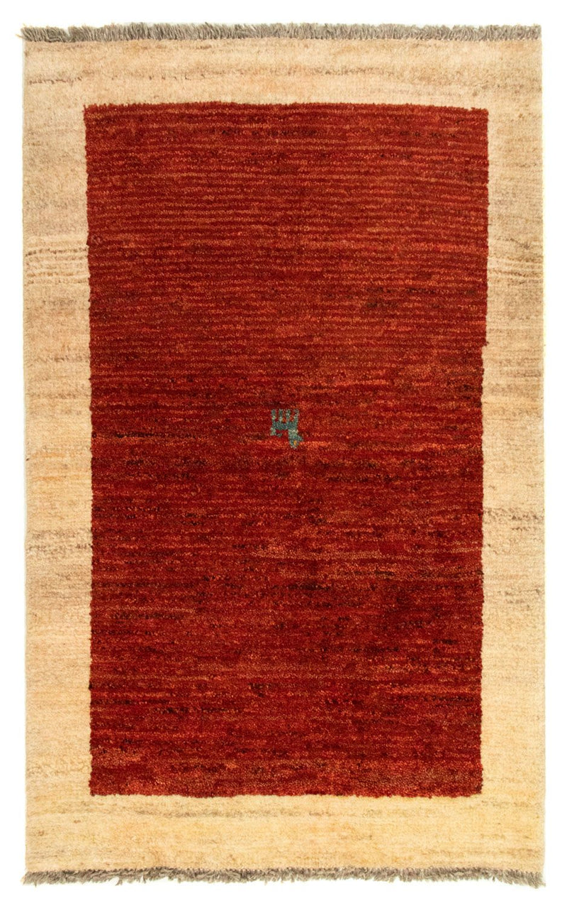 Gabbeh-tæppe - Persisk - 127 x 79 cm - rød