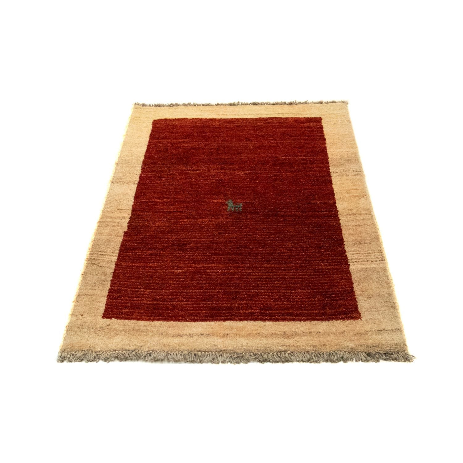 Gabbeh-tæppe - Persisk - 127 x 79 cm - rød