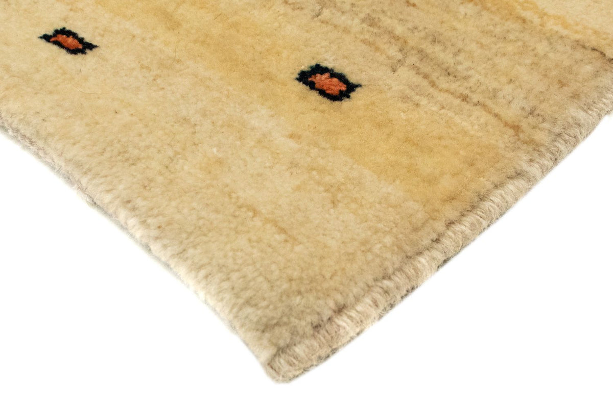 Gabbeh-tæppe - Persisk firkantet  - 102 x 100 cm - beige