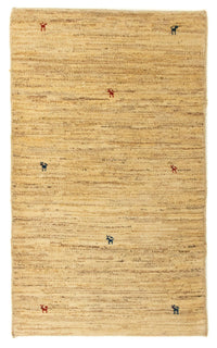Gabbeh-tæppe - Persisk - 135 x 78 cm - beige