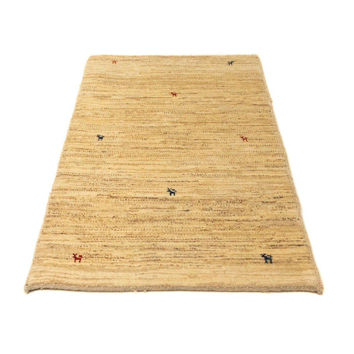 Gabbeh-tæppe - Persisk - 135 x 78 cm - beige