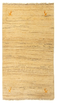 Gabbeh-tæppe - Persisk - 124 x 68 cm - beige