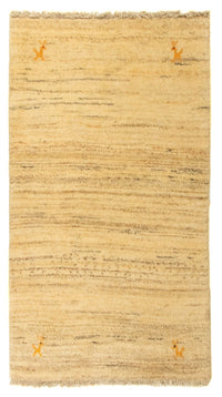Gabbeh-tæppe - Persisk - 124 x 68 cm - beige