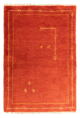 Gabbeh-tæppe - Persisk - 126 x 85 cm - rød