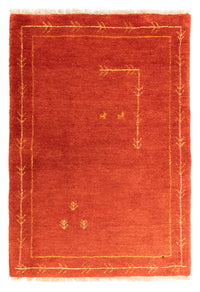 Gabbeh-tæppe - Persisk - 126 x 85 cm - rød