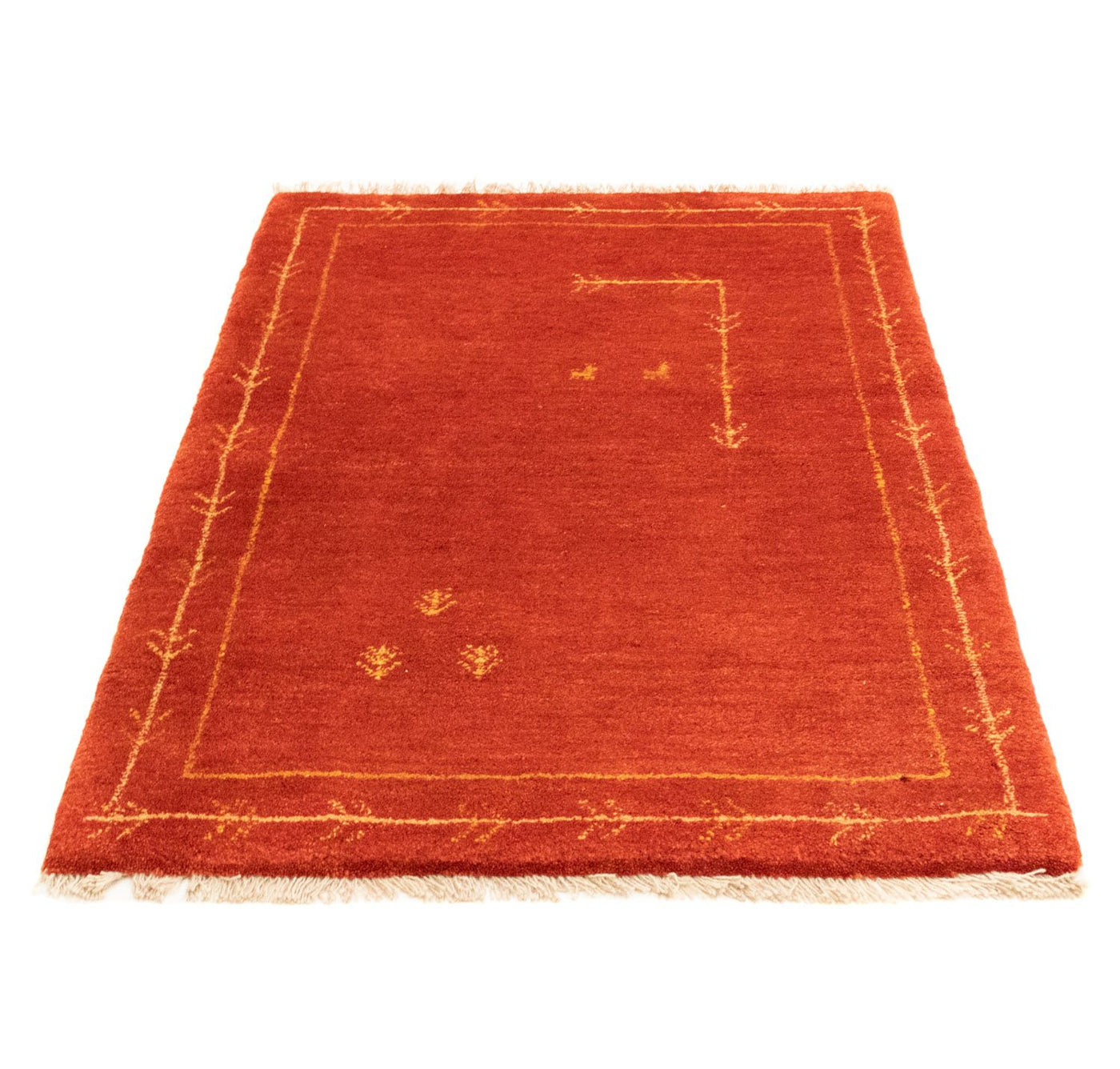Persisk Gabbeh Tæppe 126x85cm - Perserteppich Wollteppich