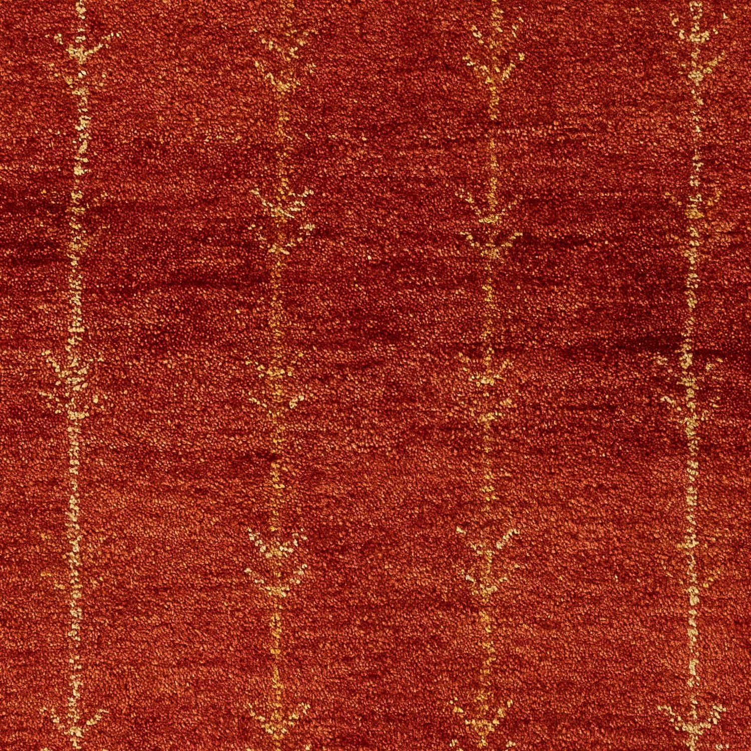 Gabbeh-tæppe - Persisk - 133 x 84 cm - mørkerød