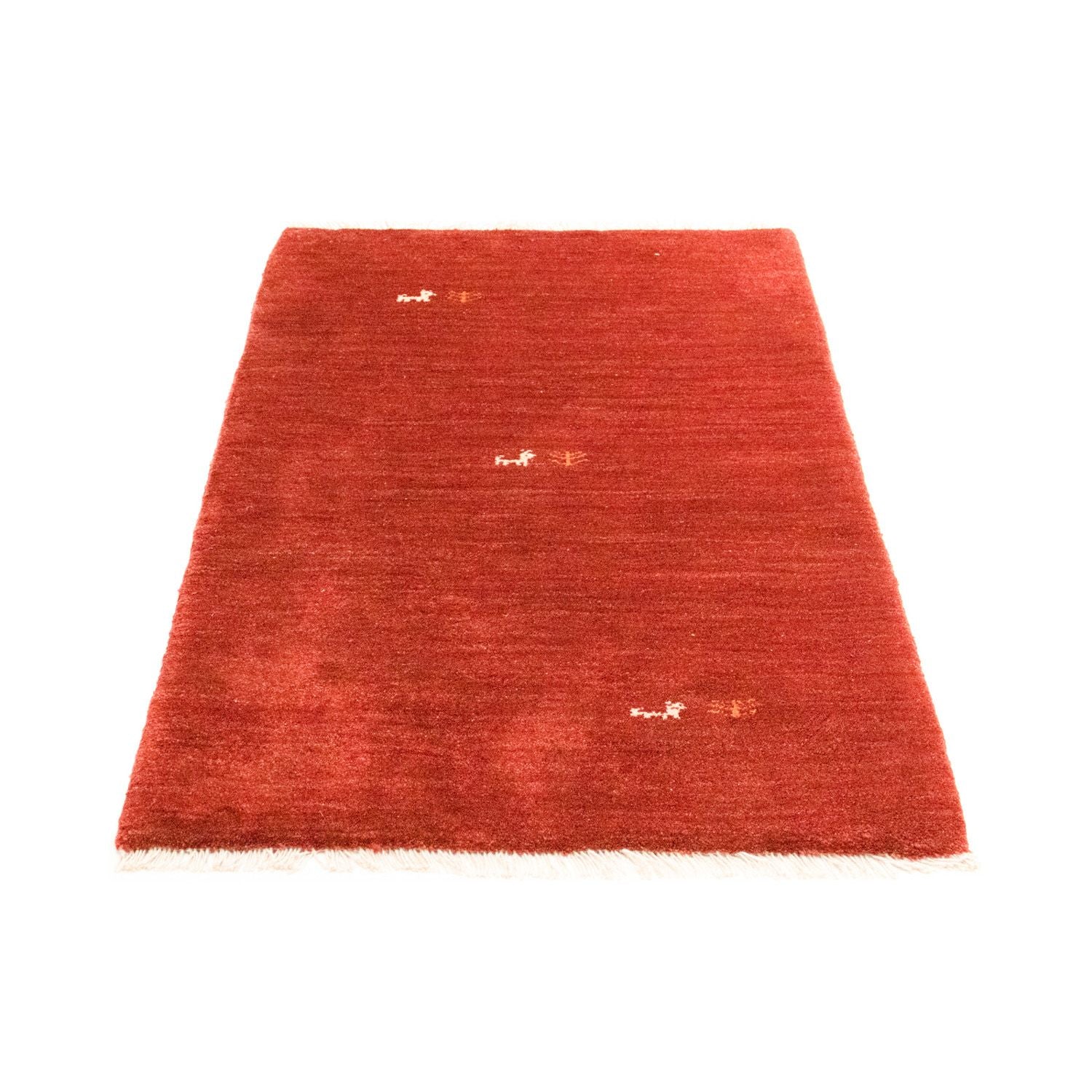 Gabbeh-tæppe - Persisk - 128 x 82 cm - rød