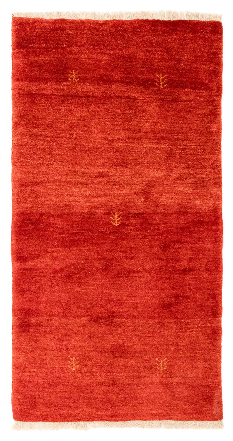 Gabbeh-tæppe - Persisk - 138 x 67 cm - rød