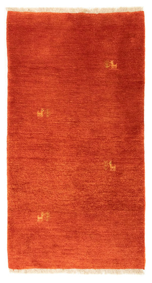 Gabbeh-tæppe - Persisk - 139 x 73 cm - rød