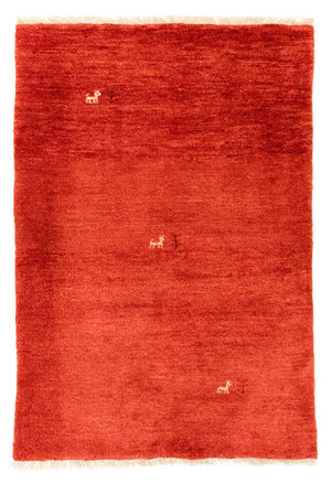 Gabbeh-tæppe - Persisk - 131 x 86 cm - rød