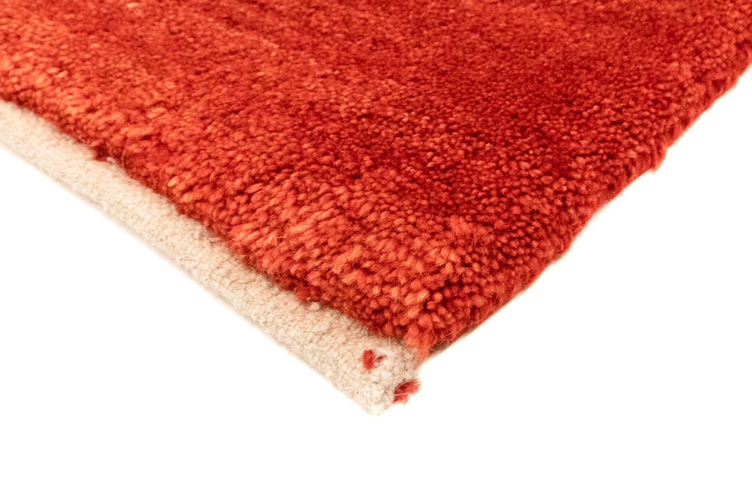 Gabbeh Tæppe - Loribaft Persisk - 130 x 81 cm - rød