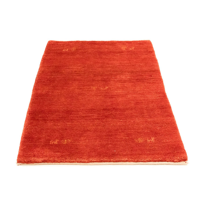 Gabbeh Tæppe - Loribaft Persisk - 130 x 81 cm - rød