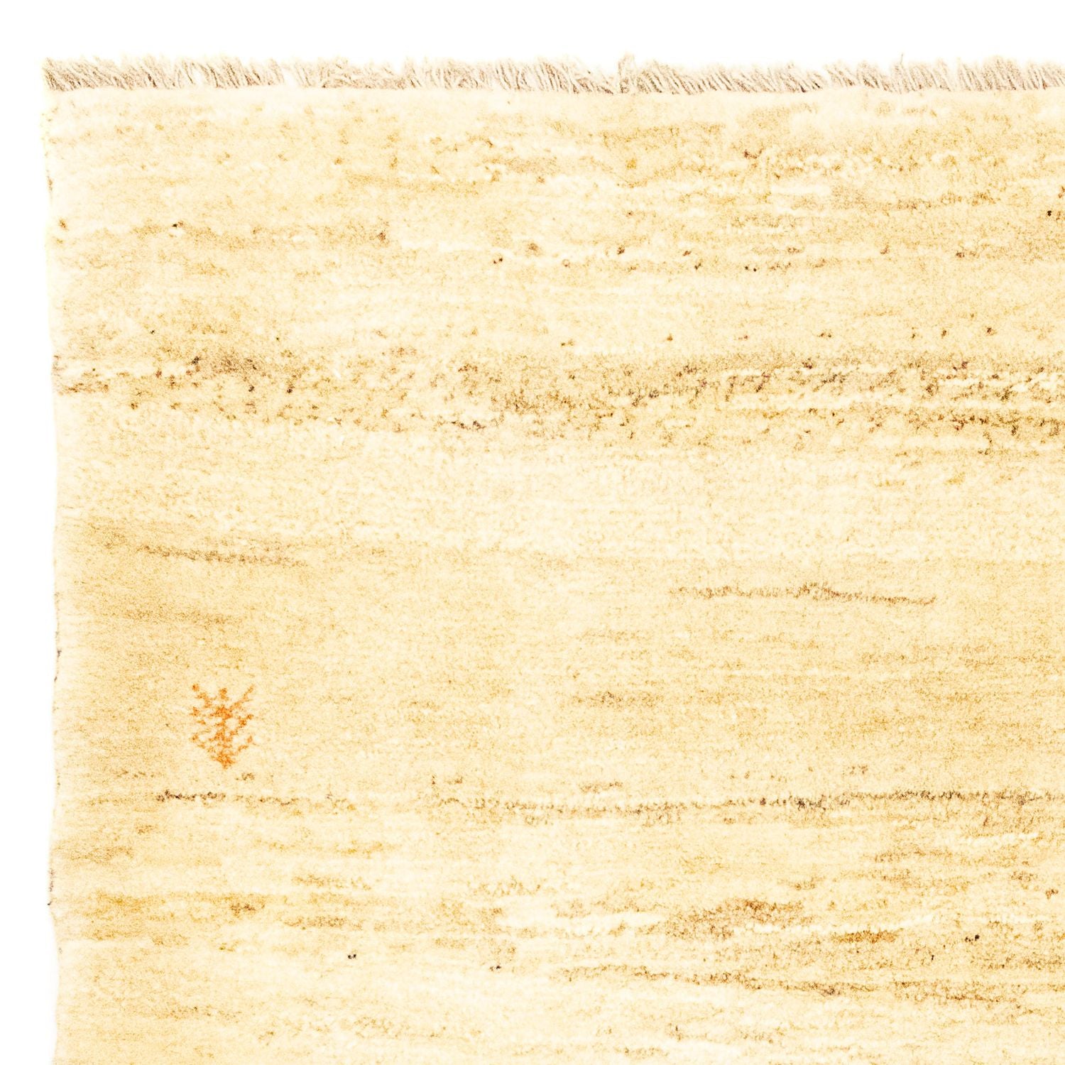 Gabbeh-tæppe - Persisk - 130 x 87 cm - beige