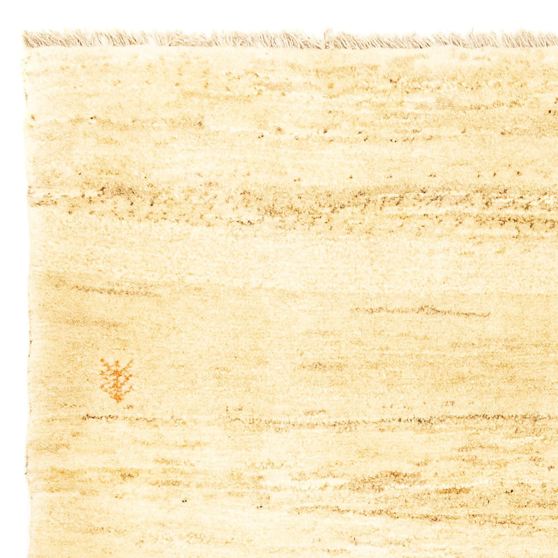 Gabbeh-tæppe - Persisk - 130 x 87 cm - beige