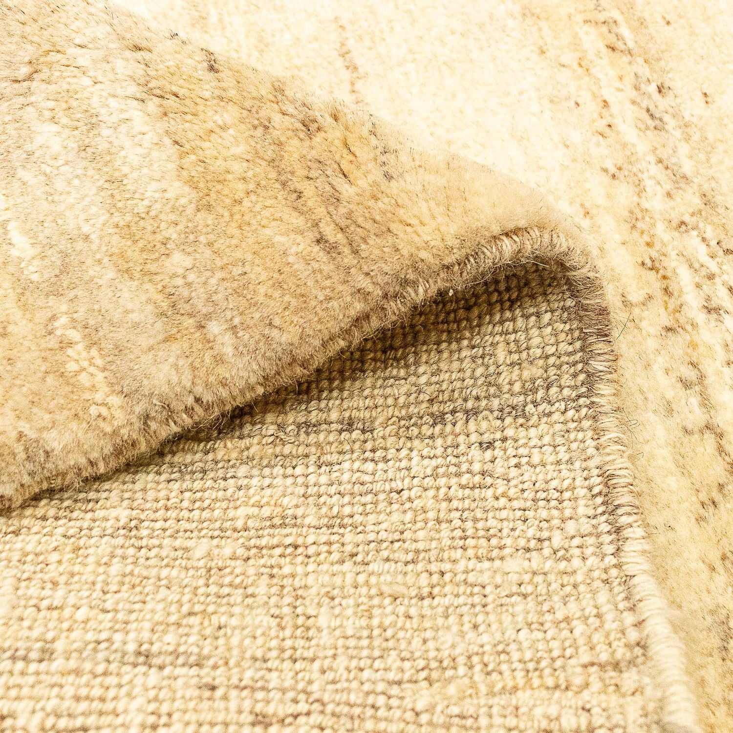 Gabbeh-tæppe - Persisk - 130 x 87 cm - beige