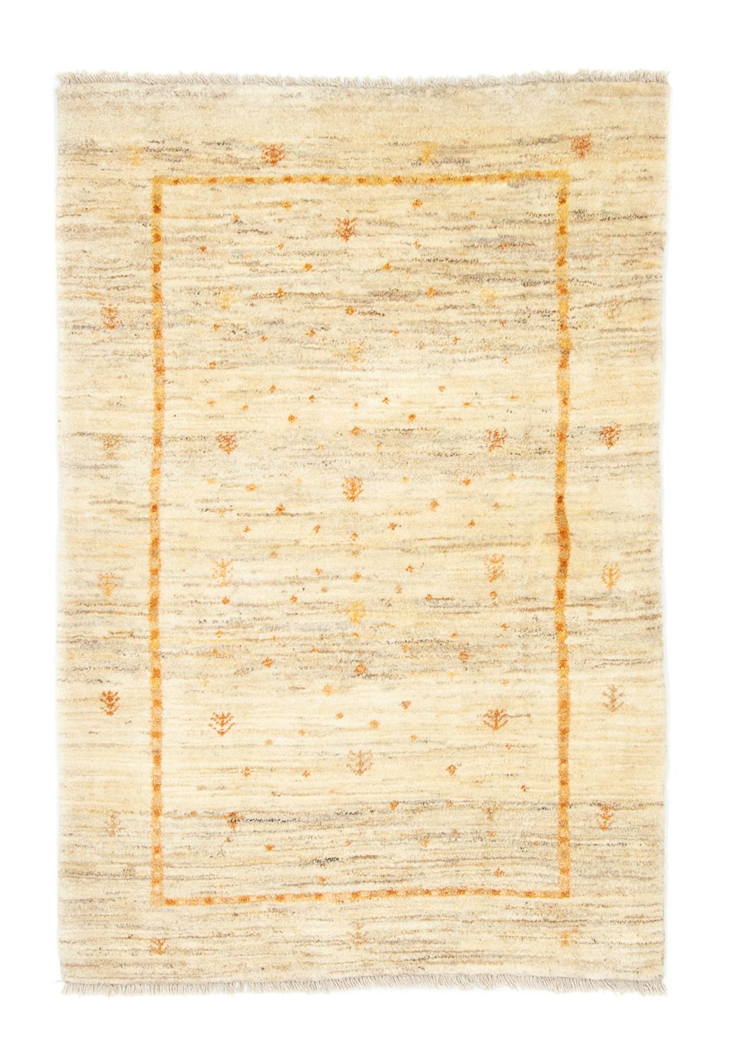 Gabbeh-tæppe - Persisk - 147 x 99 cm - beige