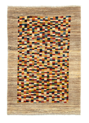 Gabbeh-tæppe - Persisk - 154 x 103 cm - flerfarvet