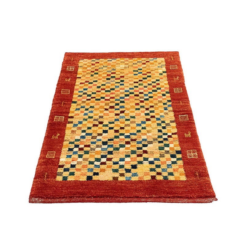 Gabbeh-tæppe - Persisk - 139 x 78 cm - beige