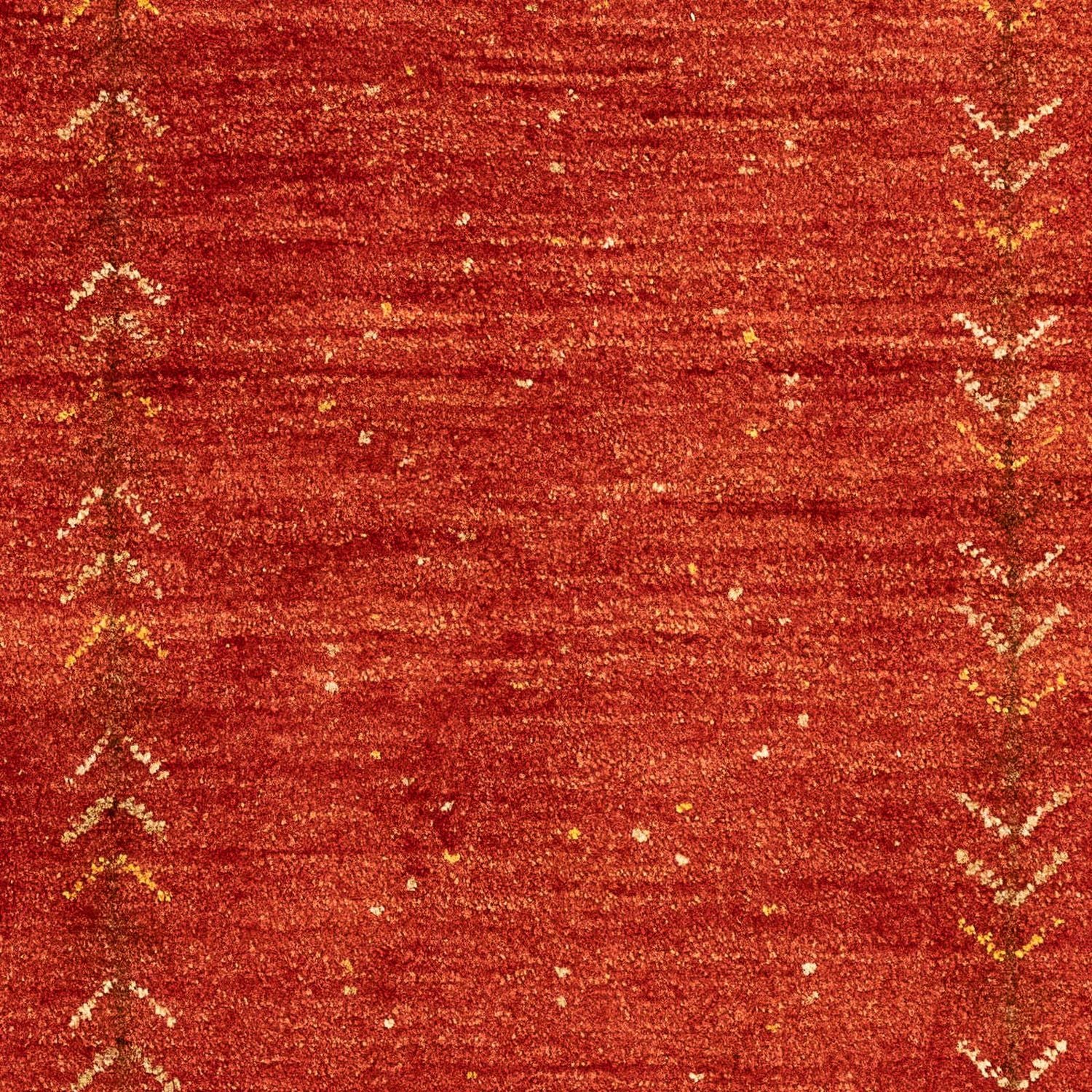 Gabbeh-tæppe - Persisk - 137 x 75 cm - mørkerød