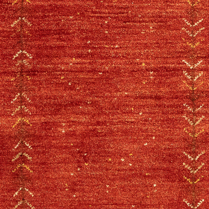 Gabbeh-tæppe - Persisk - 137 x 75 cm - mørkerød