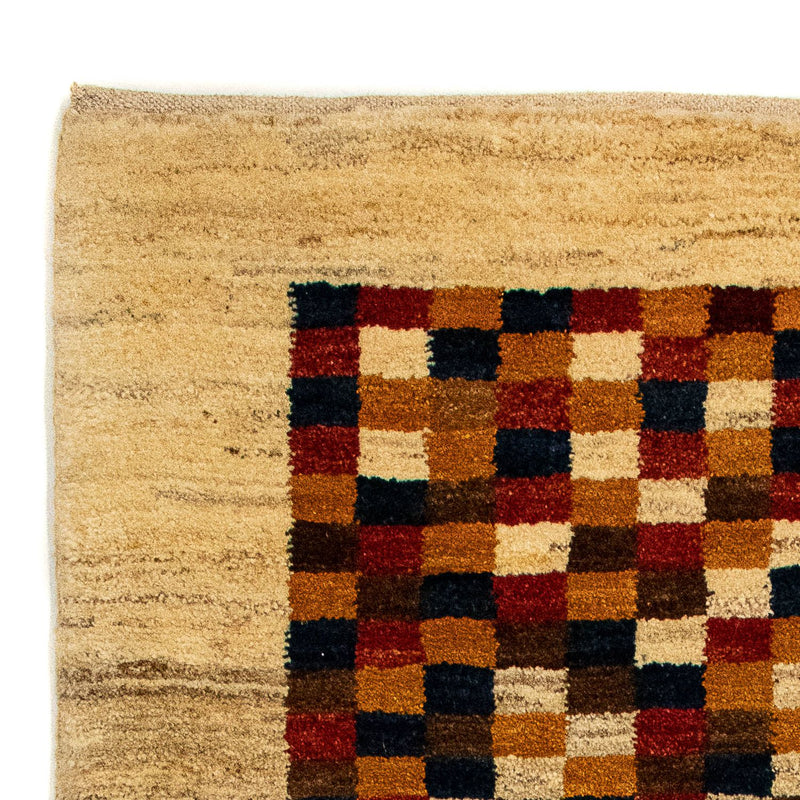 Gabbeh-tæppe - Persisk - 138 x 72 cm - beige
