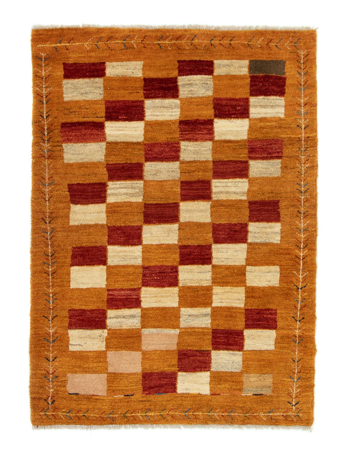 Gabbeh-tæppe - Persisk - 146 x 103 cm - flerfarvet