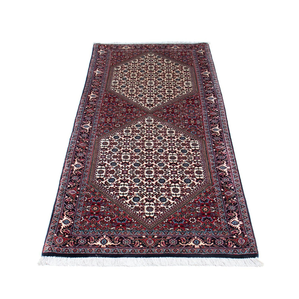 Løber Persisk tæppe - Bijar - 198 x 73 cm - beige
