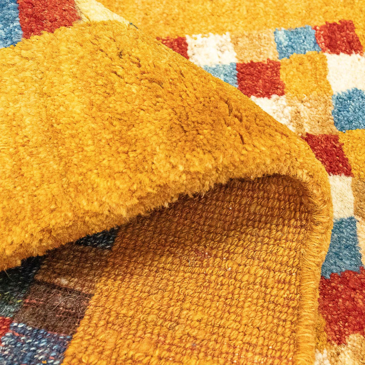 Gabbeh-tæppe - Persisk - 137 x 73 cm - brun