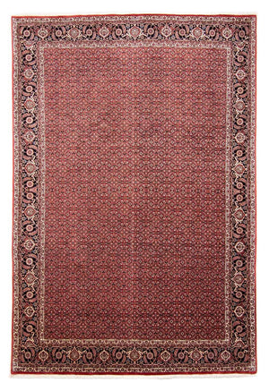 Persisk tæppe - Bijar - 350 x 245 cm - rød