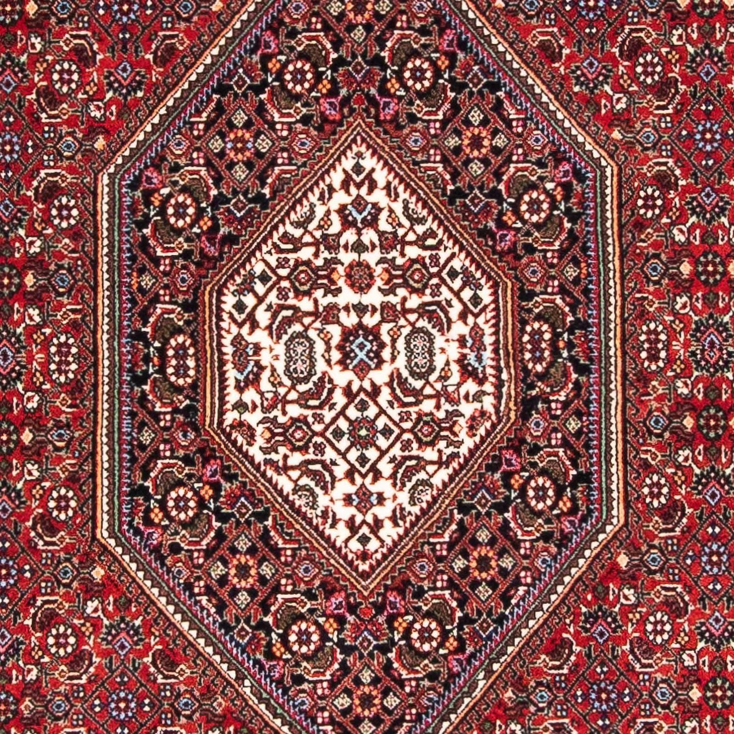 Persisk tæppe - Bijar - 177 x 110 cm - rød