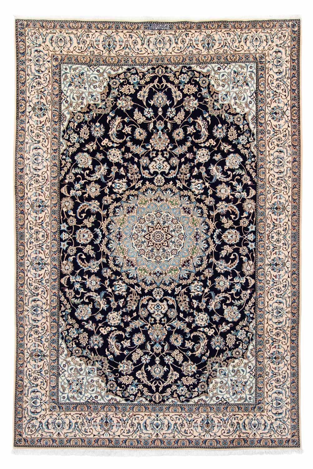 Persisk tæppe - Nain - Royal - 296 x 204 cm - sort
