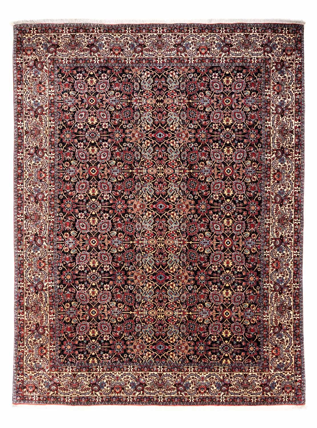 Persisk tæppe - Bijar - Royal - 335 x 254 cm - sort