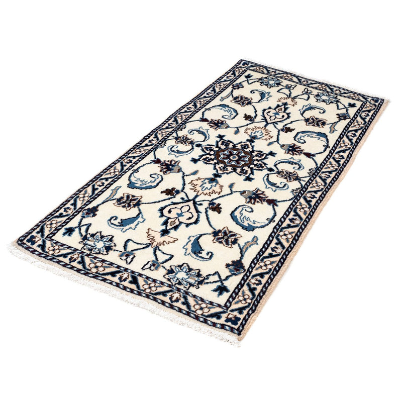 Persisk tæppe - Nain - 139 x 68 cm - beige