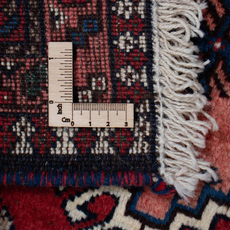 Persisk tæppe - Nomadisk - 290 x 252 cm - mørkerød
