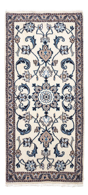 Persisk tæppe - Nain - 138 x 67 cm - beige