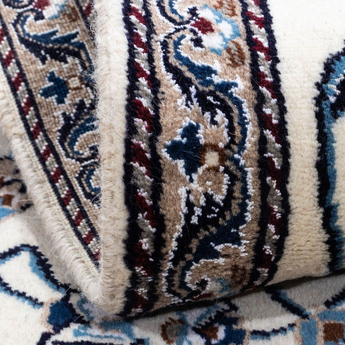 Persisk tæppe - Nain - 138 x 67 cm - beige