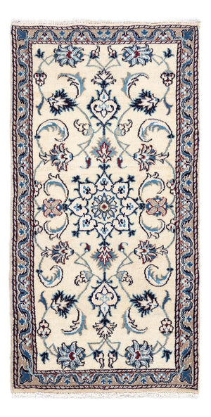 Persisk tæppe - Nain - 135 x 68 cm - beige