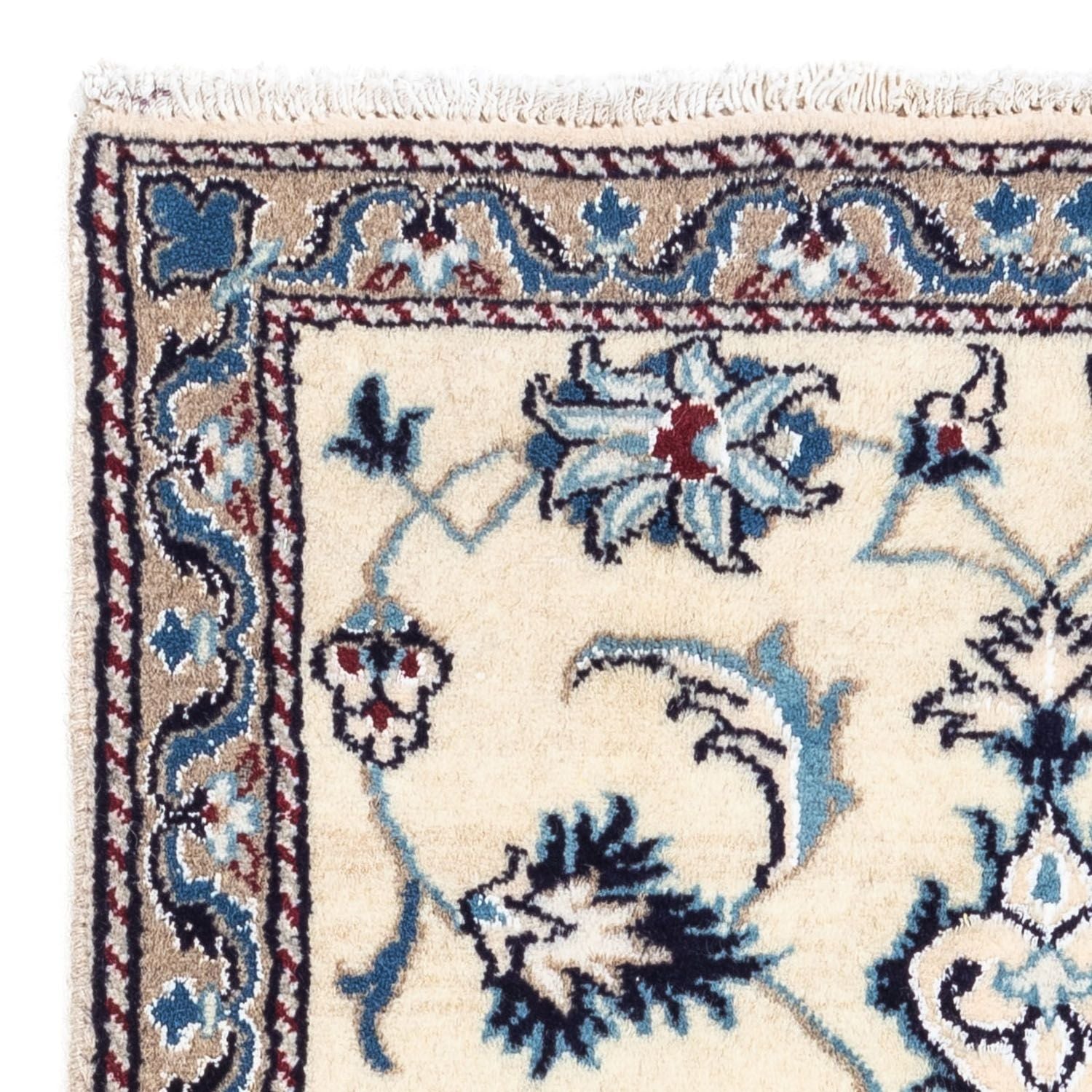 Persisk tæppe - Nain - 135 x 68 cm - beige