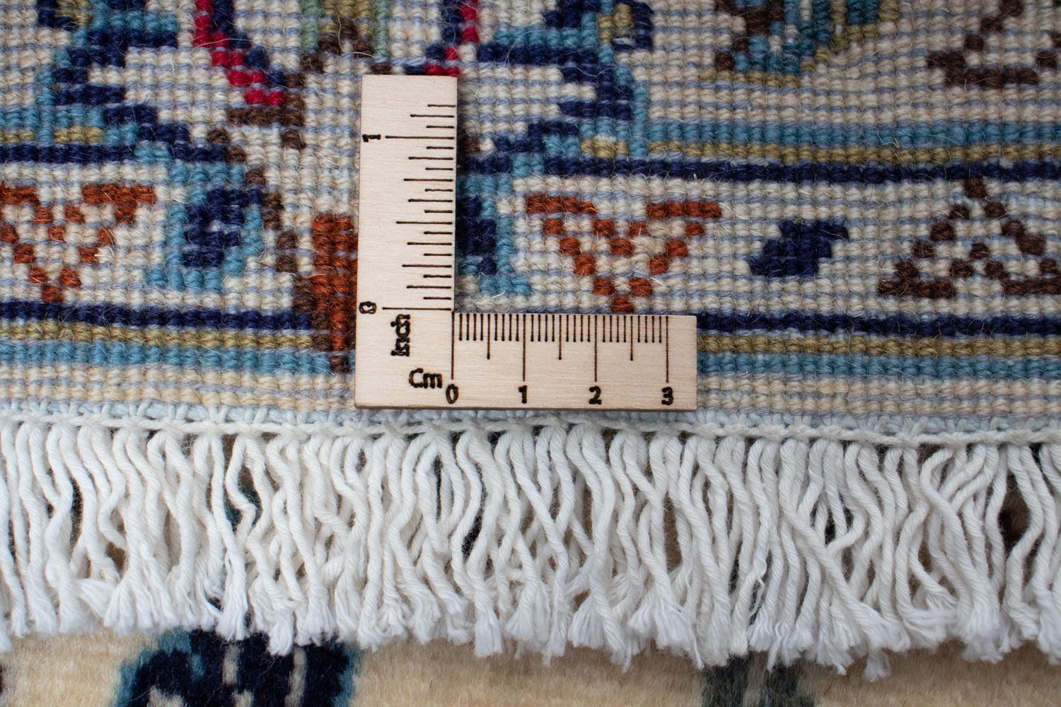 Persisk tæppe - Keshan - 146 x 100 cm - beige