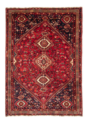 Persisk tæppe - Nomadisk - 319 x 221 cm - mørkerød