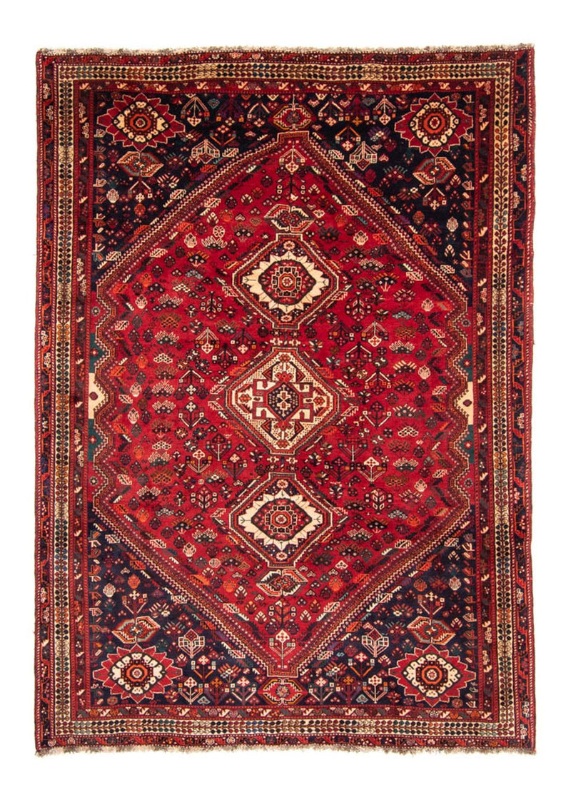 Persisk tæppe - Nomadisk - 319 x 221 cm - mørkerød