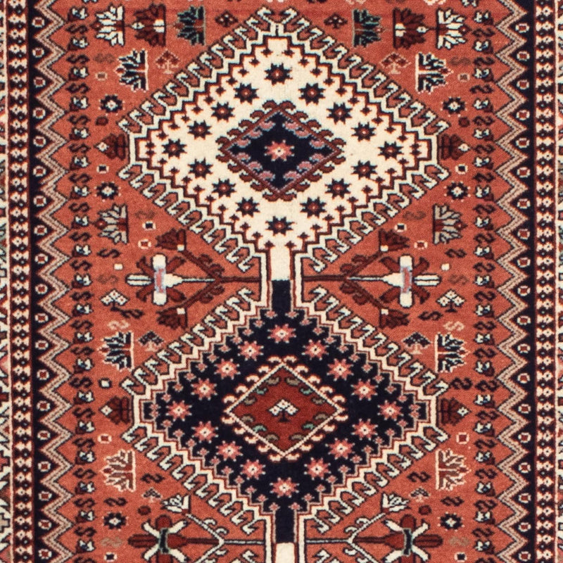 Løber Persisk tæppe - Nomadisk - 202 x 81 cm - lysrød