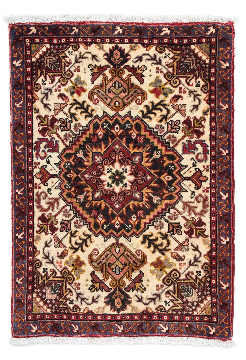 Persisk tæppe - Nomadisk - 95 x 68 cm - beige