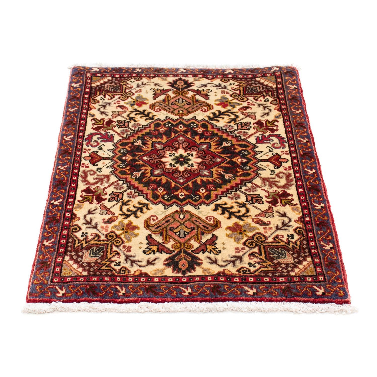 Persisk tæppe - Nomadisk - 95 x 68 cm - beige