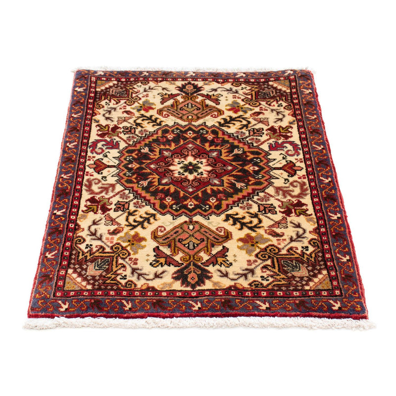 Persisk tæppe - Nomadisk - 95 x 68 cm - beige