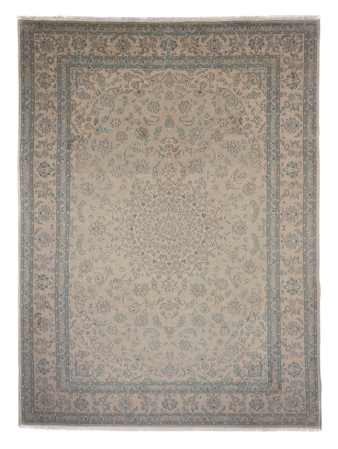 Persisk tæppe - Nain - Royal - 350 x 245 cm - lys brun