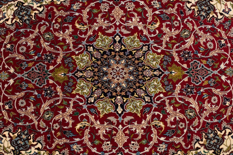 Persisk tæppe - Isfahan - Premium - 169 x 112 cm - rød